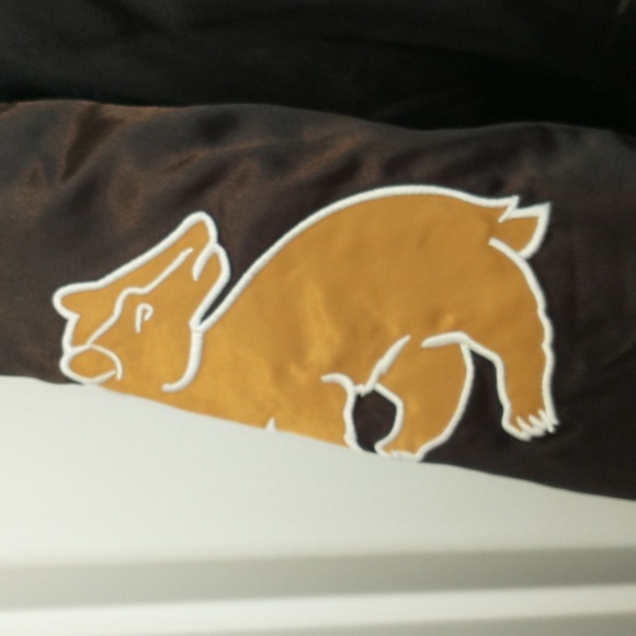 Harry Potter Hufflepuff black hooded bomber jacket - Picture 7 of 8